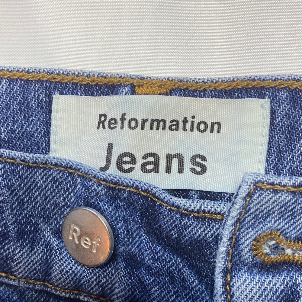 Reformation Blue Ankle & Cropped Jeans - Picture 2 of 4